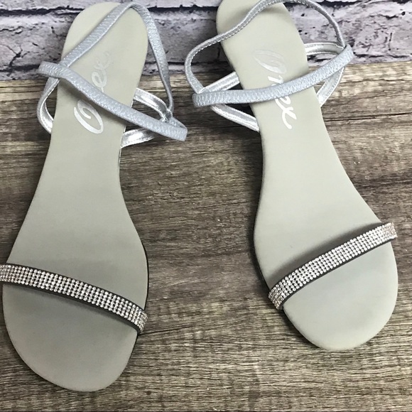 Onex Shoes - Onex women’s sling back formal heels rhinestone 10